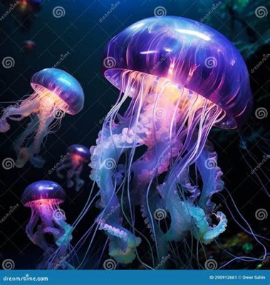 Oceanid: An Enchanting Bioluminescent Jellyfish That Glows With Celestial Wonder!